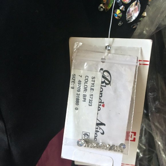 Blondie Nite Prom Bridesmaid Halter Formal Dress 9 - Picture 12 of 12